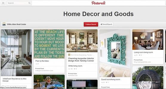 How Realtors use Pinterest