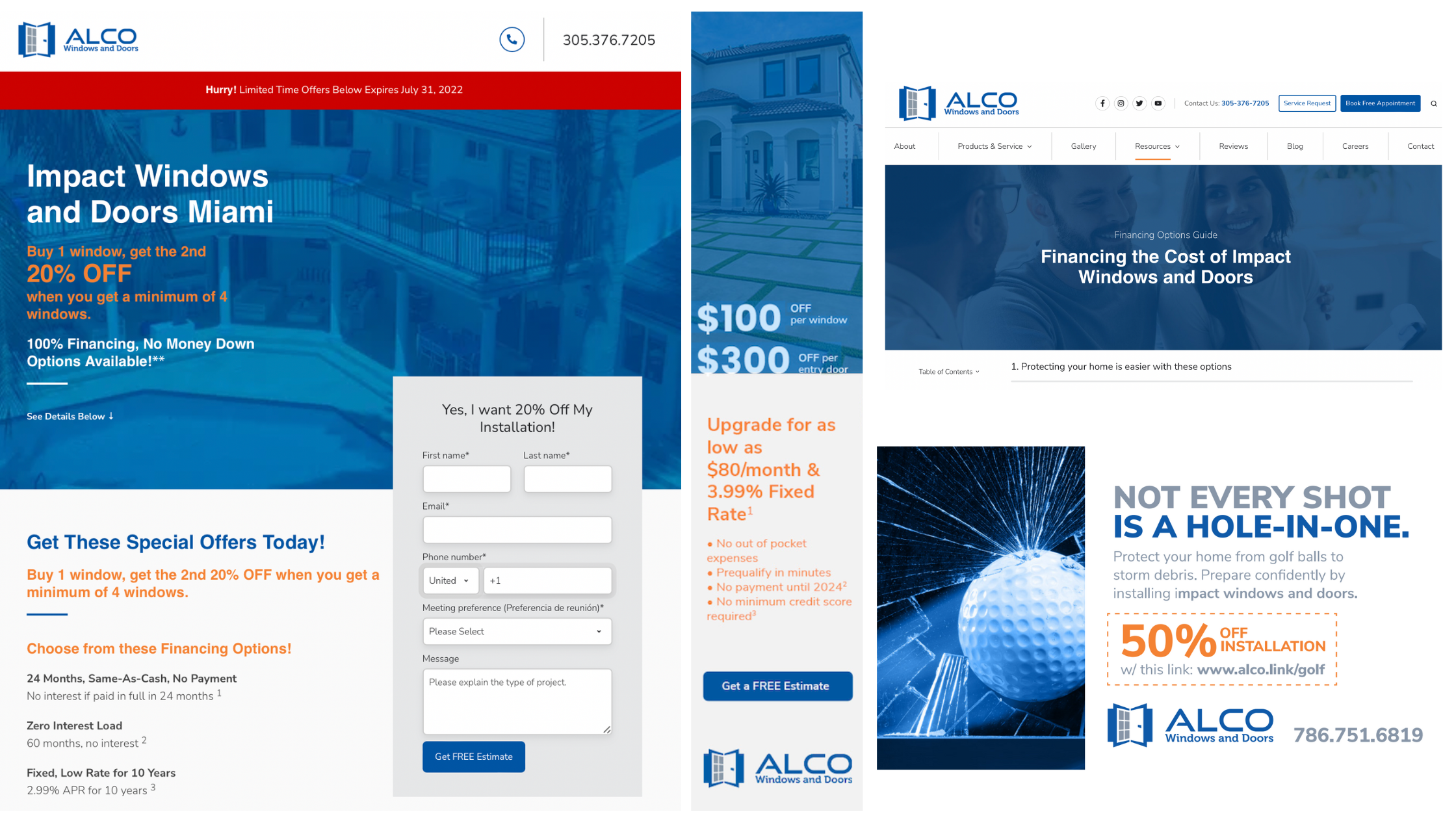 Alco Finance Campaign Collage