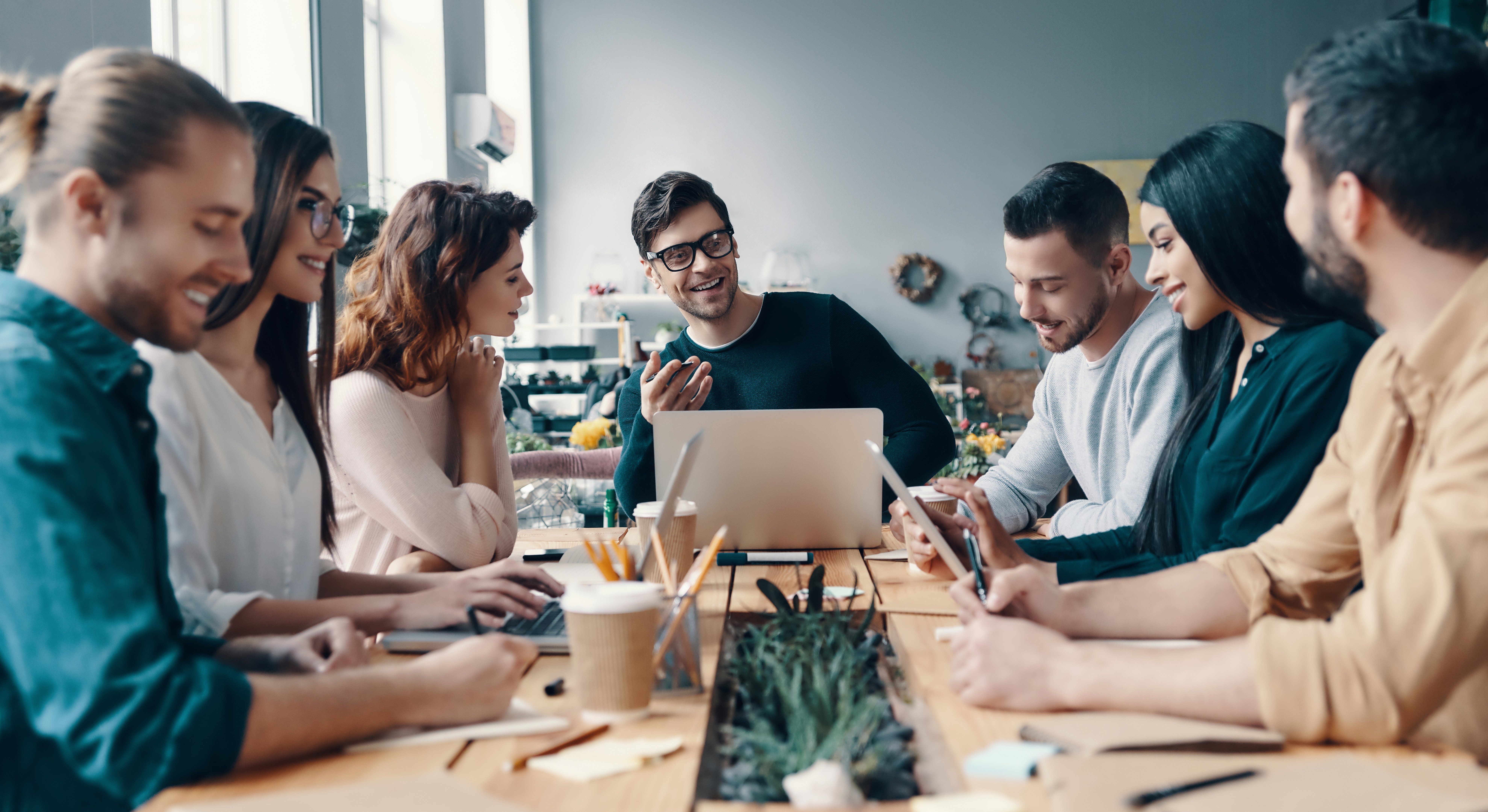 Group of Marketers Brainstorming