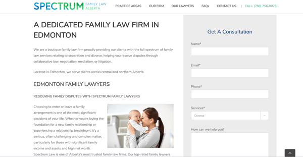 Spectrum Family Law Landing Page-1