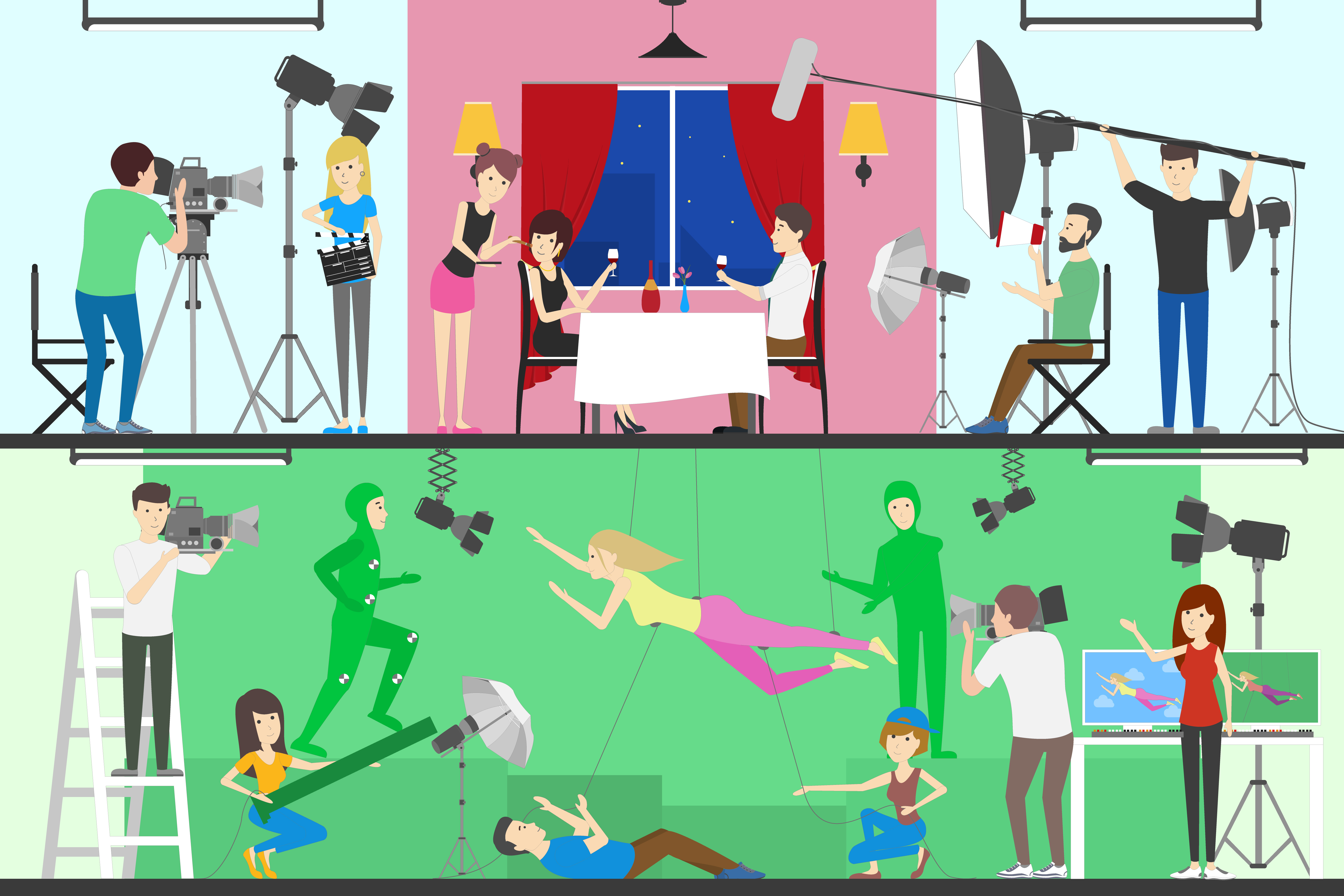 Video Production Illustration